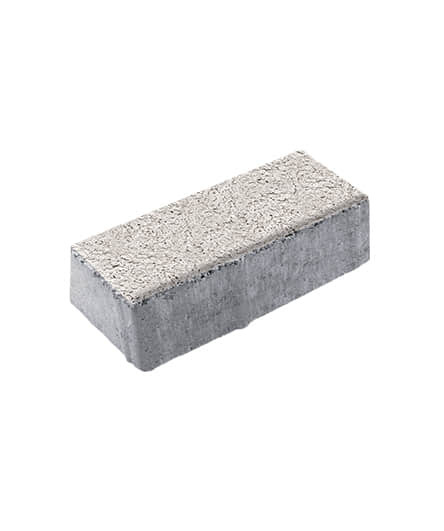 Тротуарная плитка ПРЯМОУГОЛЬНИК (Б.3.П.6) Стоунмикс Белый