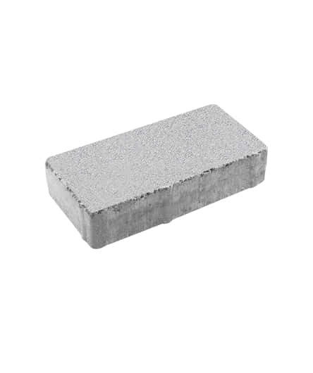 Тротуарная плитка ПРЯМОУГОЛЬНИК (А.2.П.4) Стандарт Белый