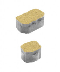 Тротуарная плитка АРЕНА (Б.1.АР.6) Стандарт Желтый