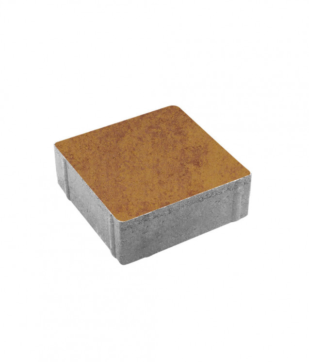 Тротуарная плитка ПРЯМОУГОЛЬНИК (А.2.П.4) Листопад гладкий Каир