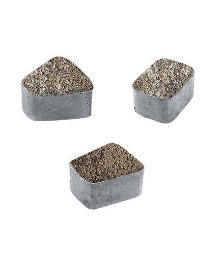 Тротуарная плитка КЛАССИКО (Б.2.КО.6) Листопад гранит Хаски, КОМПЛЕКТ ИЗ 3 ВИДОВ ПЛИТ