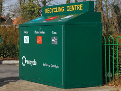 Контейнерный шкаф для раздельного сбора «Лайм XL»