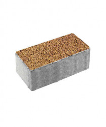 Тротуарная плитка ПРЯМОУГОЛЬНИК (В.2.П.10) Листопад гранит Каир