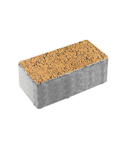 Тротуарная плитка ПРЯМОУГОЛЬНИК (В.2.П.10) Листопад гранит Сахара