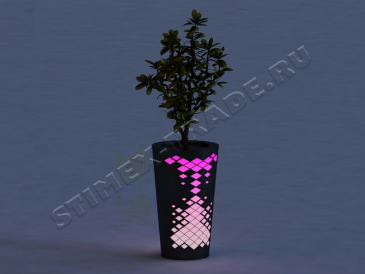 Вазон светящийся с LED подсветкой LP42M1 (ЛП42М1)