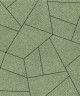 Тротуарная плитка ОРИГАМИ (Б.4.ФСМ.8) Стандарт (гладкий) Зеленый, КОМПЛЕКТ ИЗ 6 ВИДОВ ПЛИТ