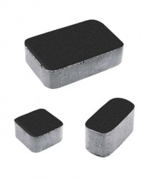 Тротуарная плитка КЛАССИКО (Б.1.КО.6) Стандарт Черный, КОМПЛЕКТ ИЗ 3 ВИДОВ ПЛИТ