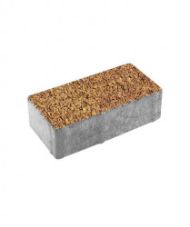 Тротуарная плитка ПРЯМОУГОЛЬНИК (Б.2.П.6) Листопад гранит Каир