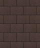 Тротуарная плитка ПРЯМОУГОЛЬНИК (Б.1.П.8) Стандарт Коричневый