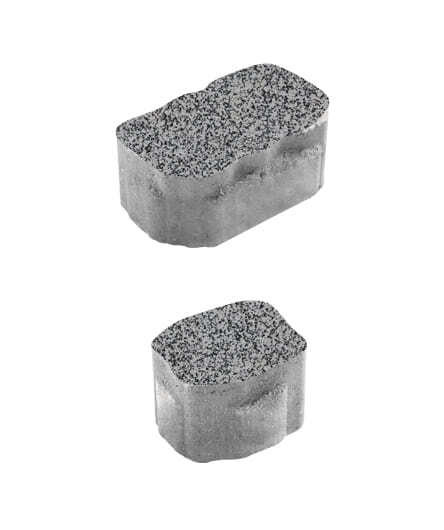 Тротуарная плитка АРЕНА (Б.1.АР.6) Стоунмикс Серый с черным