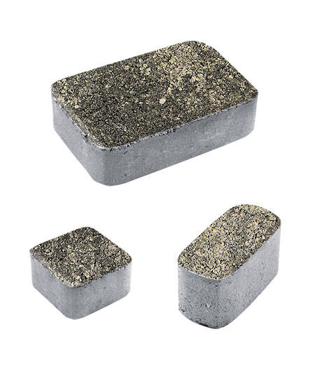 Тротуарная плитка КЛАССИКО (Б.1.КО.6) Листопад гладкий Старый замок, КОМПЛЕКТ ИЗ 3 ВИДОВ ПЛИТ