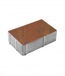 Тротуарная плитка ПРЯМОУГОЛЬНИК (Б.1.П.8) Листопад гладкий Арабская ночь