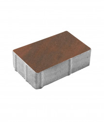 Тротуарная плитка ПРЯМОУГОЛЬНИК (Б.1.П.8) Листопад гладкий Клинкер