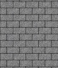Тротуарная плитка ПРЯМОУГОЛЬНИК (Б.2.П.8) Стоунмикс Серый с черным