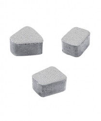 Тротуарная плитка КЛАССИКО (Б.2.КО.6) Стандарт Белый, КОМПЛЕКТ ИЗ 3 ВИДОВ ПЛИТ