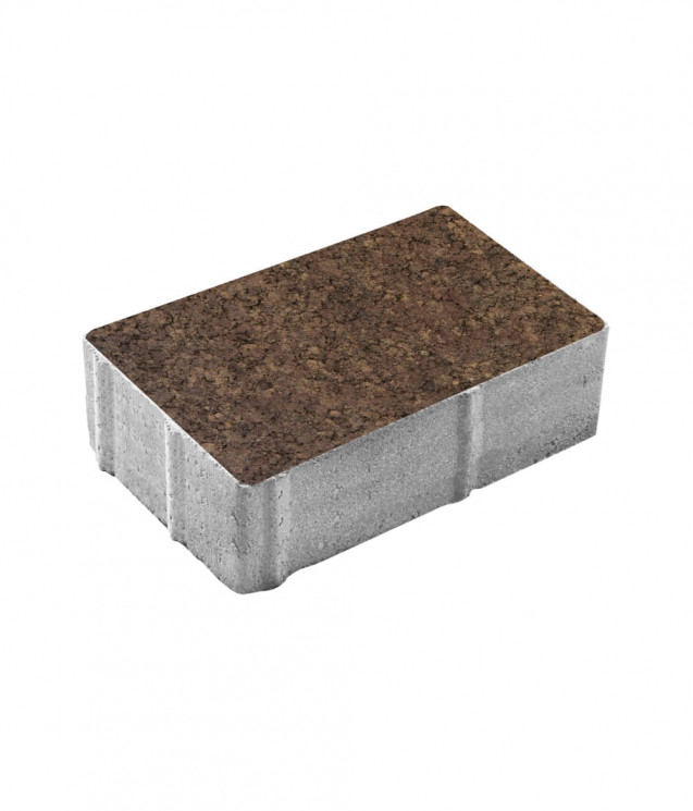 Тротуарная плитка ПРЯМОУГОЛЬНИК (Б.1.П.8) Листопад гранит Шелковица